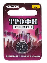 Элементы питания ТРОФИ CR1220-1BL (10)