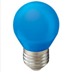 лампы светодиодные ECOLA K7CB50ELB GLOBE LED COLOR 5W/G45/E27 Синий