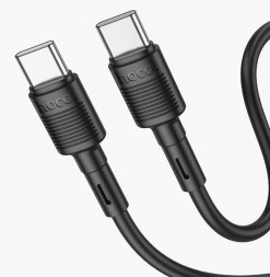 Кабель HOCO (6931474770929) X83 Type-C (m) - Type-C (m) 1.0m - черный