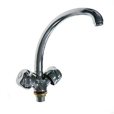 Смеситель для кухни MYFAIR 87271-60 Смеситель кухонный металлокерамика круглая ручка