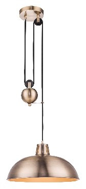 Люстра ESCADA 5066/1S потолочный, античная бронза