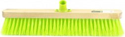 Щетка СИБРТЕХ Щетка деревянная для пола, 400 мм, пятирядная, тулейка с резьбой под углом, без черенка