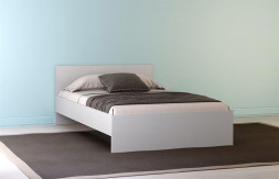 Кровать НК-МЕБЕЛЬ НИКОЛЬ кровать 140*200 Белый 72240063 (2 кор.)