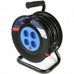 удлинитель SMARTBUY (SBE-16-4-30-Z) 4 гнз - 30м, на катушке, с/з