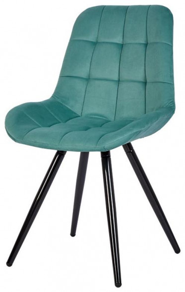 Стул обеденный POLINI Home Verona SM, мятный-черный (2 кор.)