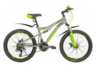 Велосипед PIONEER COMANDOR 24&quot;/14&quot; gray-green-black