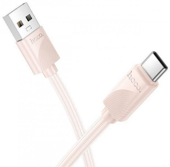 Кабель HOCO (6942007647090) X114a USB 3.0A для Type-C - 1м , розовый