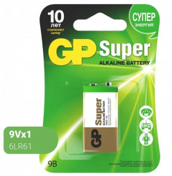 Алкалиновые батарейки GP 1604AU-5CR1 (6LR61)