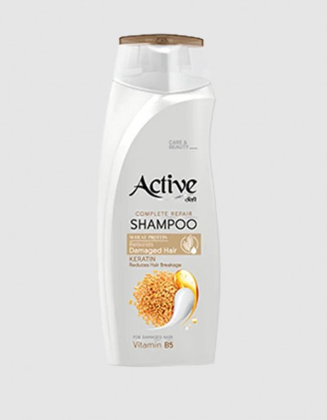 Шампунь ACTIVE Шампунь восстанавливающий для поврежденных волос CARE &amp; BEAUTY. С протеином, кератином и витамином B5, 350 мл (512102055)