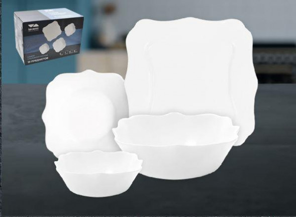Столовый набор LAVENIR 19PC LFH WHITE