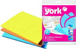 Набор салфеток YORK Губч. 3 шт/уп 024010