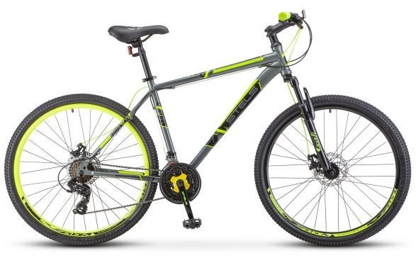 Велосипед STELS Navigator-700 MD 27.5&quot; F020*LU096006*LU088942 *21&quot; Серый/жёлтый