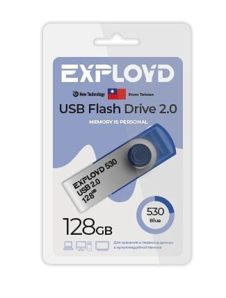 USB флэш-накопитель EXPLOYD EX-128GB-530-Blue