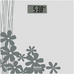 TEFAL Напольные весы PP1430V0, до 150кг, цвет: белый/рисунок [1830008070]