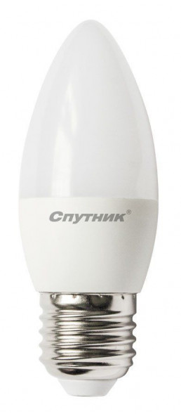 Светодиодная лампа СПУТНИК LED C37 12W/4000K/E27
