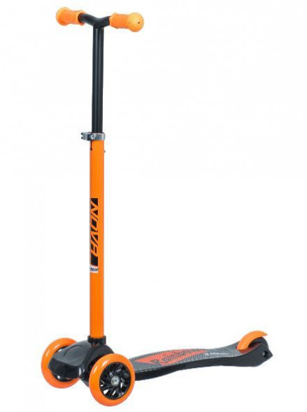 Самокат NOVATRACK 120.NRAINBOW.OR20 Кикборд оранжевый 141013