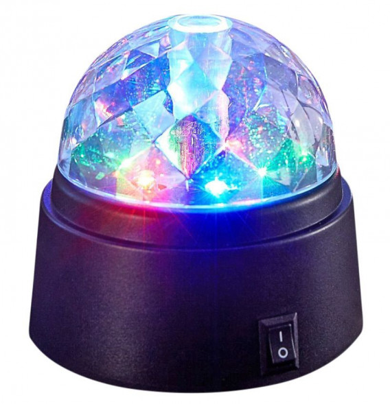 шар VEGAS 55130 Шар &quot;Диско&quot;, 6 разноцветных LED ламп
