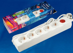 Сетевой фильтр UNIEL (UL-00001747) S-GSU5-5 WHITE