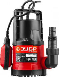Насос ЗУБР НПЧ-М1-400 Насос погружной дренажный для чистой воды 400 Вт, 120 л/мин