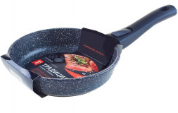 Сковорода ТРАДИЦИЯ ТГ2225 гранит со с/ручкой 22см