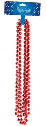 Новогодние Украшения ВОЛШЕБНАЯ СТРАНА Бусы &quot;Классик&quot; цвет красный 104069