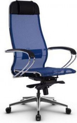 Кресло компьютерное МЕТТА Samurai S-1.041 (MPES) Синий/Черный/Синий z312420036