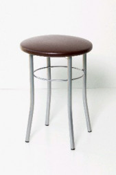 Табурет БИТЕЛ ЭКСТРА Серебро/Шоколад С-221