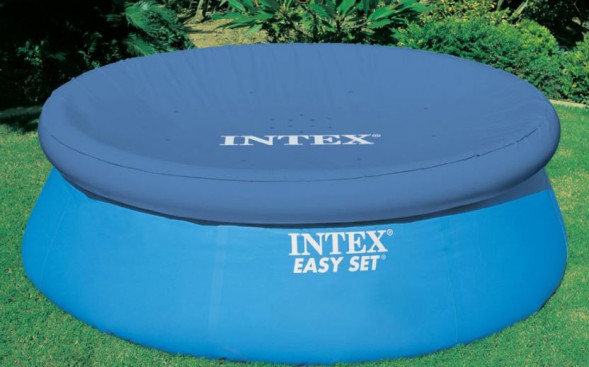 Тент для бассейна INTEX Защитный тент (ДЛЯ БАССЕЙНОВ 244см СЕРИИ ИЗИ СЕТ) 28020