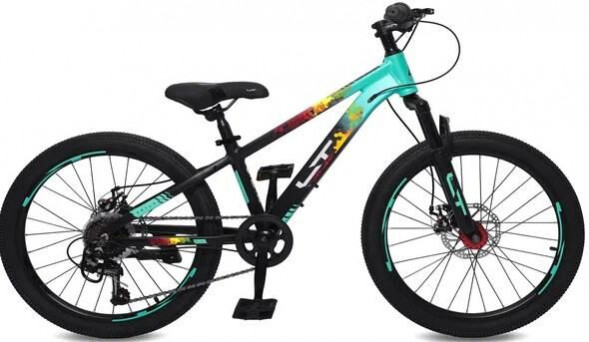 Велосипед LT BIKE LTBIKE SKILL черный/бирюзовый А22012 00-00049050 LT BIKE LTBIKE SKILL черный/бирюзовый А22012 00-00049050