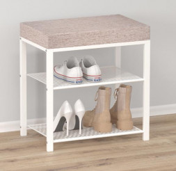 Банкетка ЗМИ Банкетка Торонто 13S (TORONTO 13S banquet&amp;shoes) белый БТ13С Б