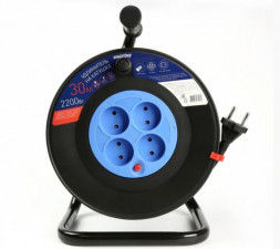 удлинитель SMARTBUY (SBE-10-4-40-N) 4 гнз - 40м, на катушке, б/з