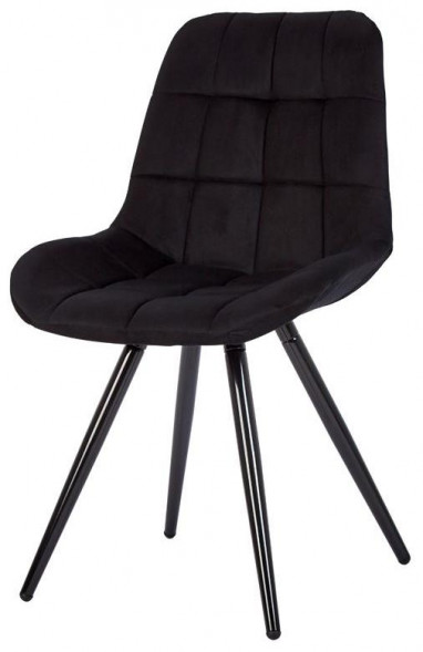 Стул обеденный POLINI Home Verona SM, черный-черный (2 кор.)