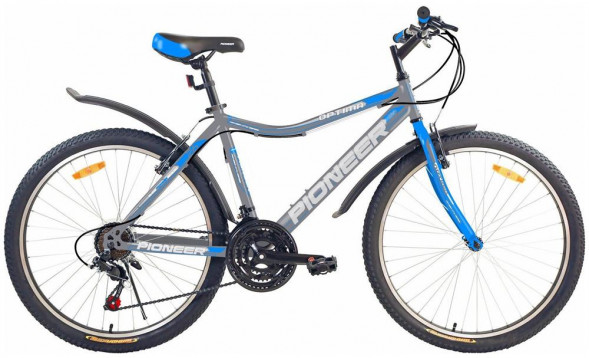 Велосипед PIONEER OPTIMA 26&quot;/18&quot; gray-blue-white