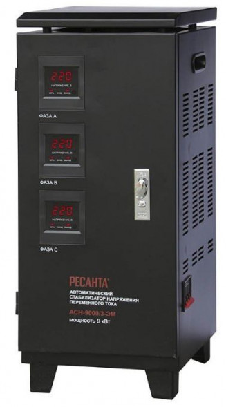 Стабилизатор РЕСАНТА ACH-9 000/3-ЭМ