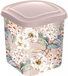 Емкость для сыпучих продуктов IDILAND Bergamo Paradise 1,1л с декором (бежевый) 221159927/06