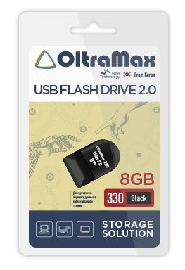 USB флэш-накопитель OLTRAMAX OM-8GB-330-Black