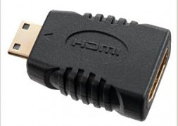 Кабель, переходник PERFEO (A7001) переходник HDMI C MINI HDMI вилка - HDMI A розетка