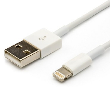 кабель ATCOM (АТ5260) Дата-кабель USB-8 Pin белый