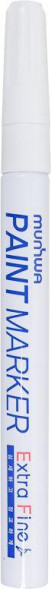 Маркер MUNHWA (08-7205) Маркер-краска Extra Fine Paint Marker 1мм, нитрооснова, белый
