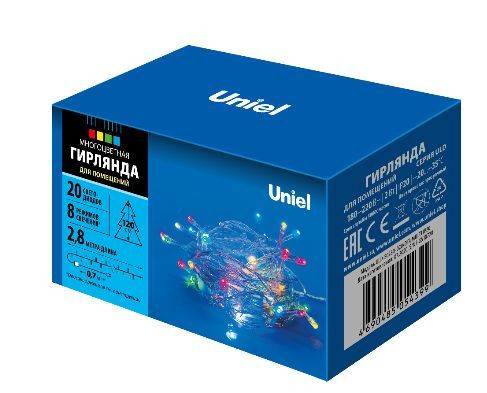 Гирлянда UNIEL (07916) ULD-S0280-020/DTA MULTI IP20