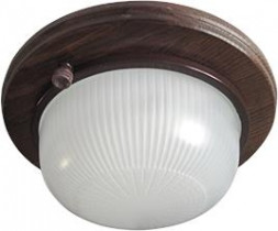 Светильник накладной влагозащищенный ECOLA TP53R2ECA GX53 LED НБО-03-60-021 1*GX53 орех