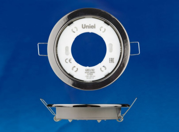 СВЕТИЛЬНИКИ ВСТРАИВАЕМЫЕ UNIEL (UL-00005055) GX53/H2 BLACK CHROME 10 PROM