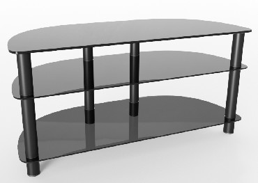 Стойка для TV MD 402 slim/черн/дымч