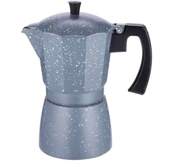 Кофеварка гейзерная TECO TC-403-9 CUPS (450 мл) мрамор