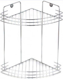 Полка угловая РЫЖИЙ КОТ Полка угловая двухъярусная W2672С-2 (005393)