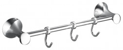 Кронштейн настенный 3 крючка MAGNUS 85204 Вешалка с 3-я крючками прямая