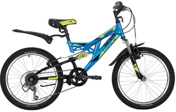 Велосипед NOVATRACK 20SS6V.SHARK.BL20 20&quot; SHARK, синий 139750