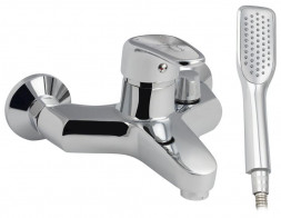 Смеситель для ванны RUSSIA-MOSCOW 2010 Смеситель в ванную шаровый короткий нос с сатеновой ручкой