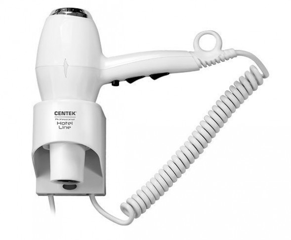 Фен CENTEK CT-2251 White настенный