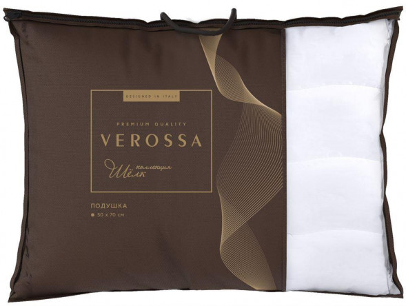 Постельные принадлежности VEROSSA Подушка VRSilk 50/70 Шелк/ХБ 0,65 33